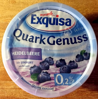 QuarkGenuss Heidelbeere – Exquisa –