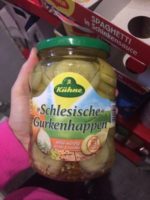 »Schlesische« Gurkenhappen – Kühne – 670 g