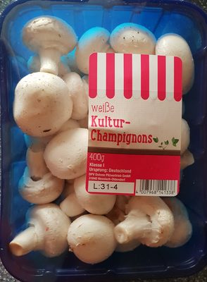 weiße Kultur-Champignons – DPV Dohme Pilzvertrieb GmbH – 400g