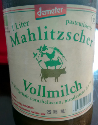 Mahlitzscher Vollmilch –  – 1 l