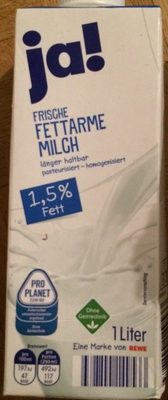 frische fettarme Milch – ja! – 1 l