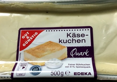 Käsekuchen Quark – Gut & Günstig – 500 g