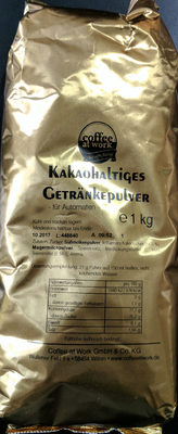 Kakaohaltiges Getränkepulver – Coffee at Work – ℮1kg