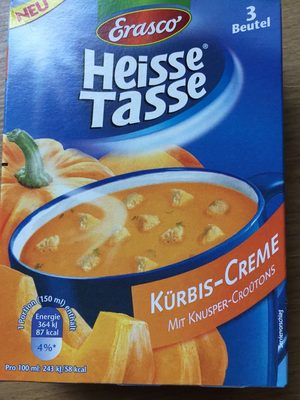 Heiße Tasse Kürbis-Creme – Erasco –