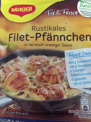 Rustikales Filet-Pfännchen – Maggi –