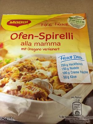 Ofen-Spirelli alla mamma – Maggi –