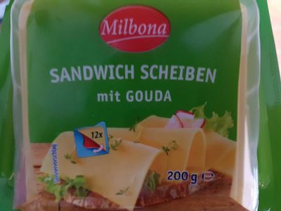 Sandwich Scheiben mit Gouda – Milbona – 200g