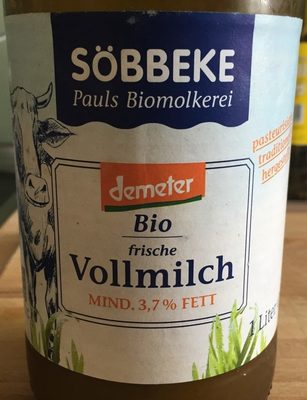Bio frische Vollmilch – Söbbeke – 1 l