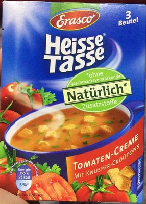 Heiße Tasse Tomaten-Creme – Erasco –