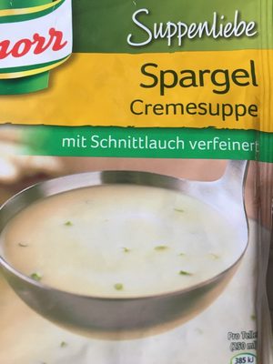 Spargel Cremesuppe mit Schnittlauch verfeinert – Knorr –
