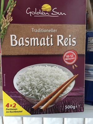 Basmati Reis – Golden Sun – 500g