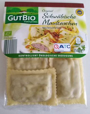 Original Schwäbische Maultaschen mit Fleischfüllung – GutBio – 250 g