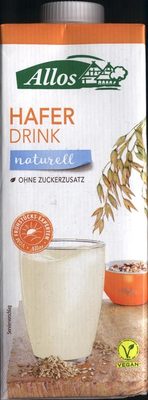 Hafer drink naturell – Allos – 1 l