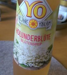 Holunderblüte Blütensirup – Yo – 0,7 l
