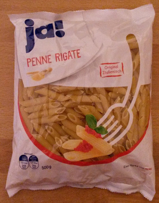 Penne Rigate – ja! – 500 g