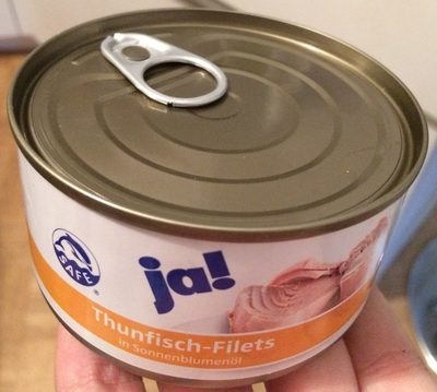 Thunfisch-Filets in Sonnenblumenöl – ja! –
