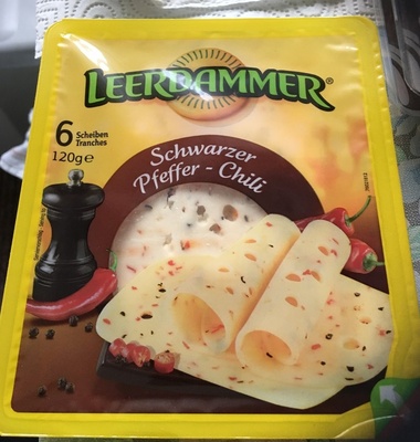 Leerdammer Schwarzer Pfeffer – Chili – Leerdammer – 120 g