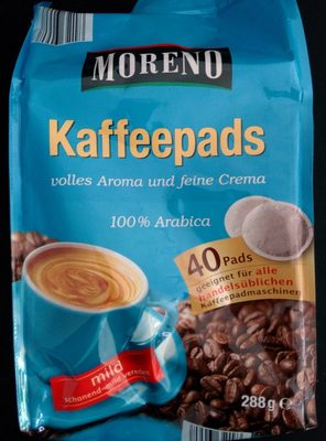 Kaffeepads – Moreno – 288g
