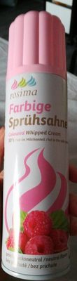 Farbige Sprühsahne – ROSIMA – 250 ML