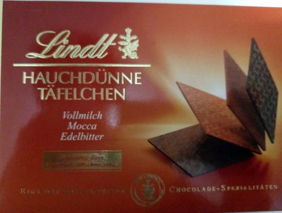 Hauchdünne Täfelchen – Lindt –