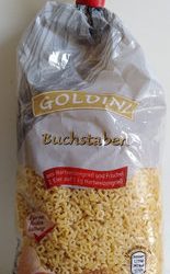 Buchstaben Nudeln – Goldini – 500 g