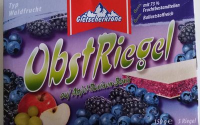 Obst Riegel (Waldfrucht) – Gletscherkrone – 150 g