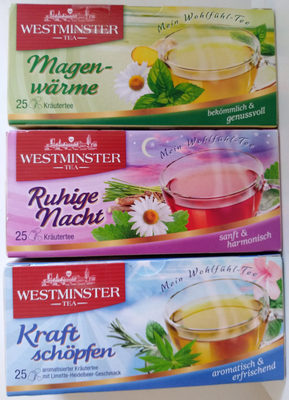 Mein Wohlfühl-Tee (Magenwärme, Ruhige Nacht, Kraft schöpfen) – Westminster – 50 g