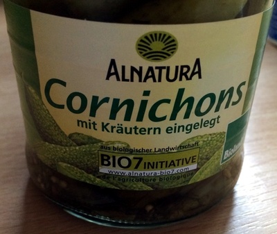 Cornichons – Alnatura – 330 g / 190 g égoutté