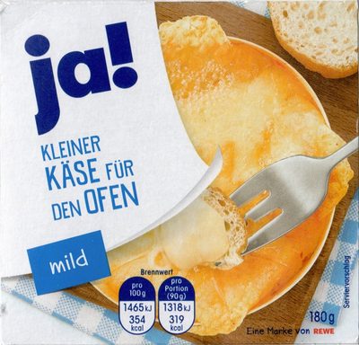 Kleiner Käse für den Ofen mild – ja! – 180g