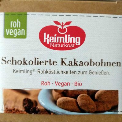 Schokolierte Kakaobohnen – Keimling –