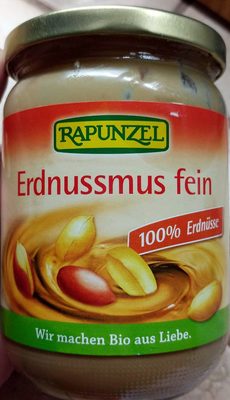 Erdnussmus fein – Rapunzel – 500 g