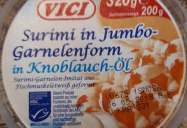 Surimi in jumbo-garnelenform –  –
