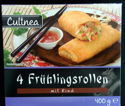4 Frühlingsrollen mit Rind – Culinea – 400 g