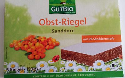 Obst-Riegel Sanddorn – GutBio –