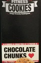 Fitness Cookies Chocolate Chunks – #sinob – 115 g ℮ / 6 Kekse