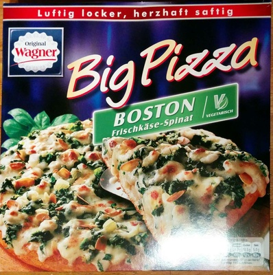 Big Pizza Boston Frischkäse-Spinat – Big Pizza,Wagner,Nestle – 420 g