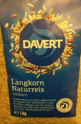 Langkorn Naturreis – Davert – 1kg
