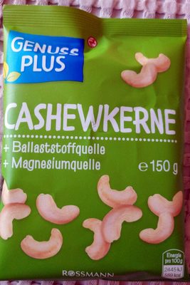 Cashewkerne – Genuss Plus,Rossmann – 150g