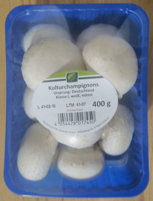 Kulturchampignons – Rheinische Pilz-Zentrale GmbH – 400 g