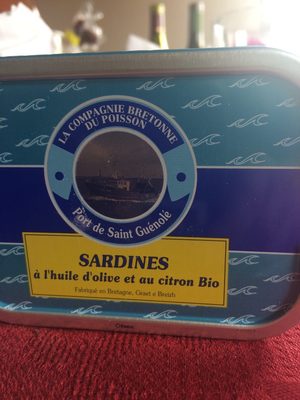Sardines Olives Et Citron – La Compagnie Bretonne Du Poisson –