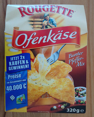 Ofenkäse Bunter Pfeffer-Mix – Rougette – 320 g