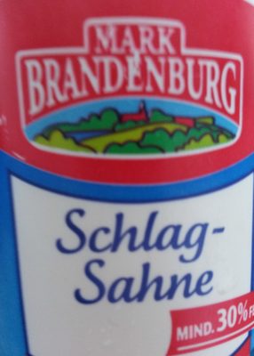 Schlagsahne – Mark Brandenburg – 200 g