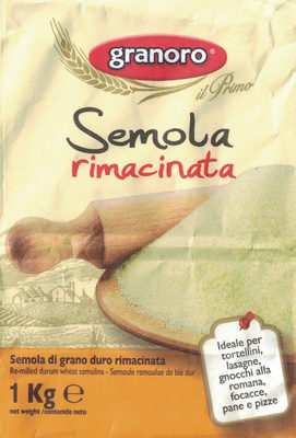 Semola rimacinata – granoro – 1 kg