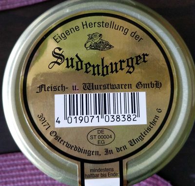 Leberwurst – Studenburger – 300g