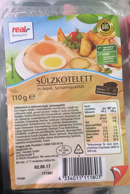 Sülzkotelett in Aspik – Real,Real Quality – 110 g