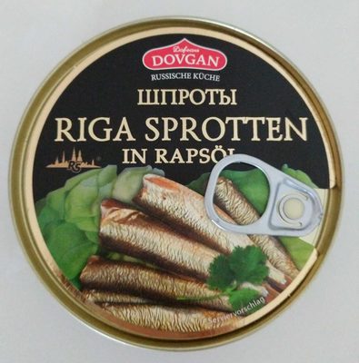 Riga Sprotten in Rapsöl – Dovgan – 160g