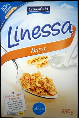Linessa Natur Cornflakes – Crownfield – 550 g