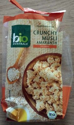 Crunchy Müsli Amaranth – Bio zentrale – 375 g