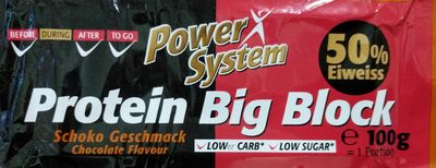 Schoko Geschmack – Power system – 100g
