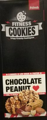 Fitness Cookies Chocolate Peanut – #sinob – 125 g ℮ / 5 Kekse
